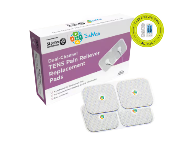 TENS Replacement Pads (AD-2126) Pack of 4